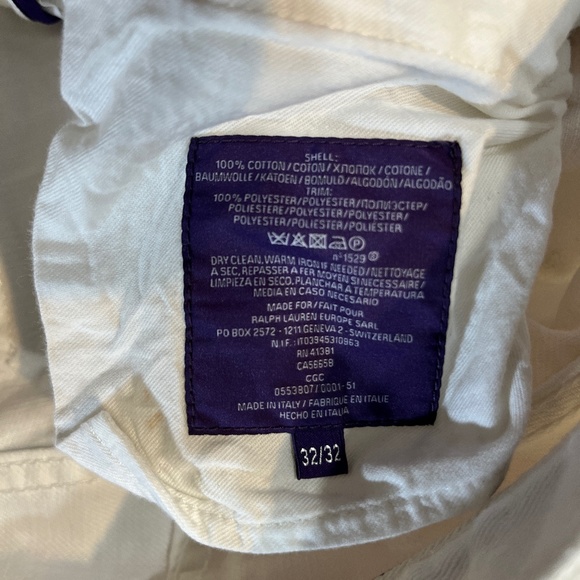 $495 Ralph Lauren Purple Label Men's Jeans 32 x 32 Straight leg slim fit - Picture 5 of 7